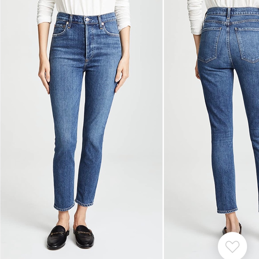 Agolde Nico High Rise Slim Fit Jeans